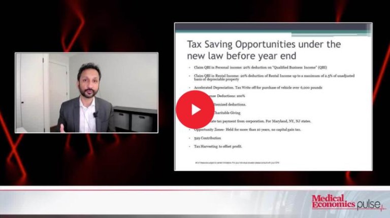 Medical Economics: Syed Nishat discusses 2021 Year-End Tax Planning Tips for physicians