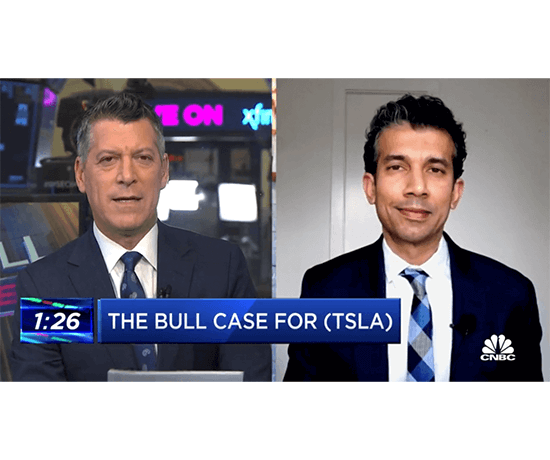 CNBC: Aadil Zaman discusses Tesla, Netflix & Deere stocks
