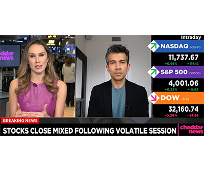 Cheddar News: Aadil Zaman discusses investment approach in Volatile Market