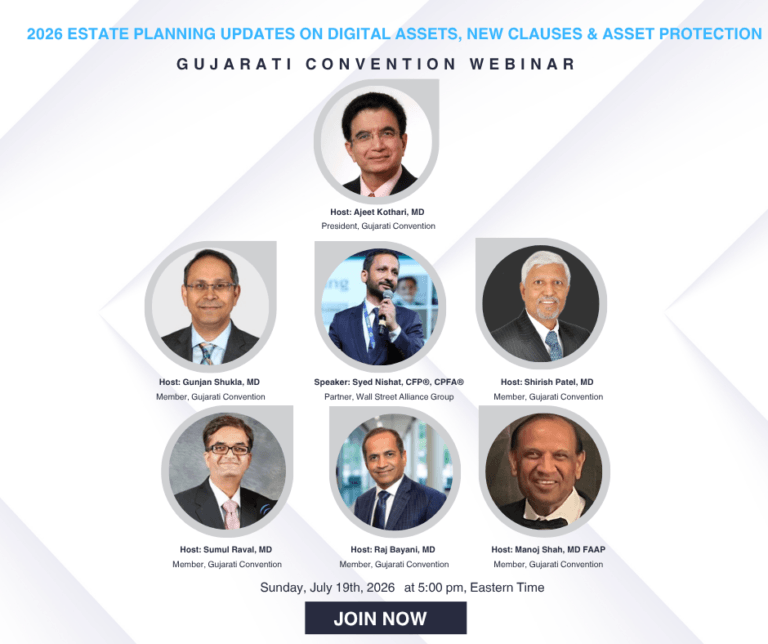Gujarati Physicians Convention Webinar