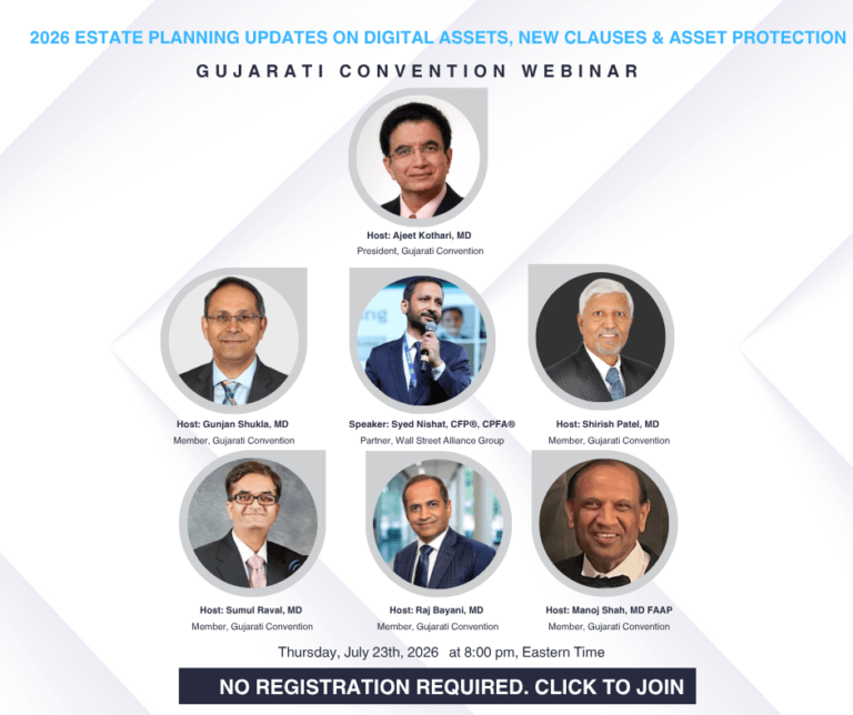 Gujarati Physicians Convention Webinar